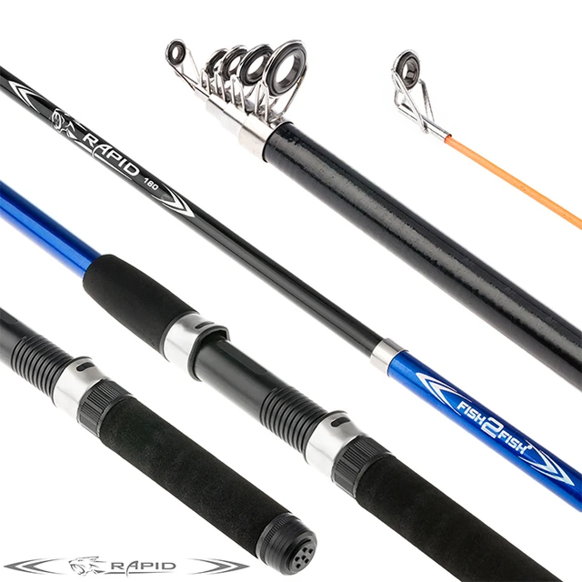 Spinning telescopic стеклопл. F/S fish2fish rapid new (10-40) 2,7 m blue  fishing rod spinning feeder fishing rod spinning