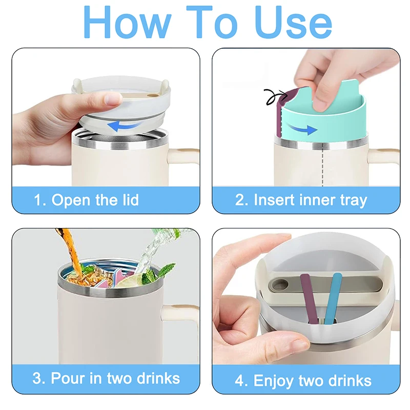 Drink Separator for Stanley Cup.
