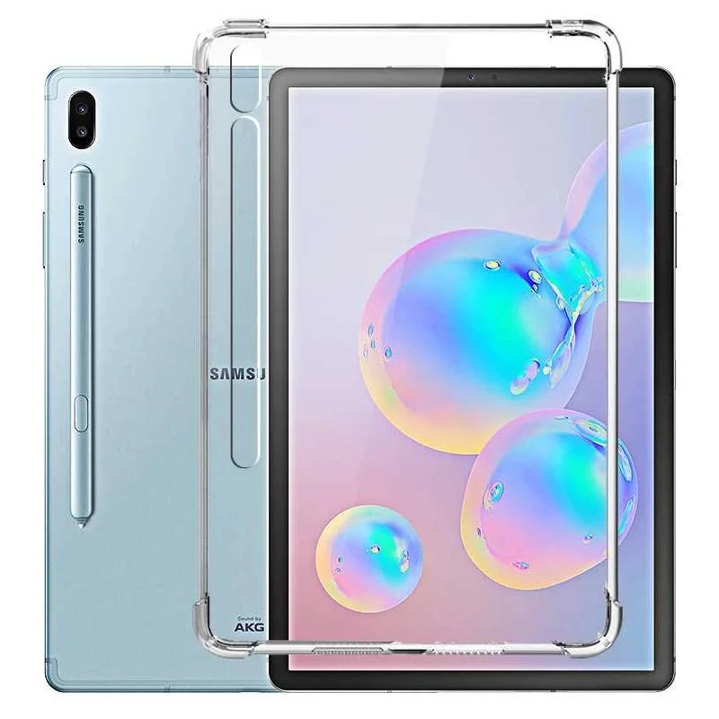Custodia in silicone per Samsung Galaxy Tab S7 S8 Plus + 12.4 ''11'' 2020  SM-T870 X700 2022 X800 Cover posteriore in TPU trasparente morbido  trasparente - AliExpress