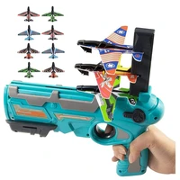 Children's Toy for Boys 3 to 5 Years Ejection Aircraft Shooting Game Outdoor Parent-child Sport Toys Kids Aircraft Set Plane Toy 4