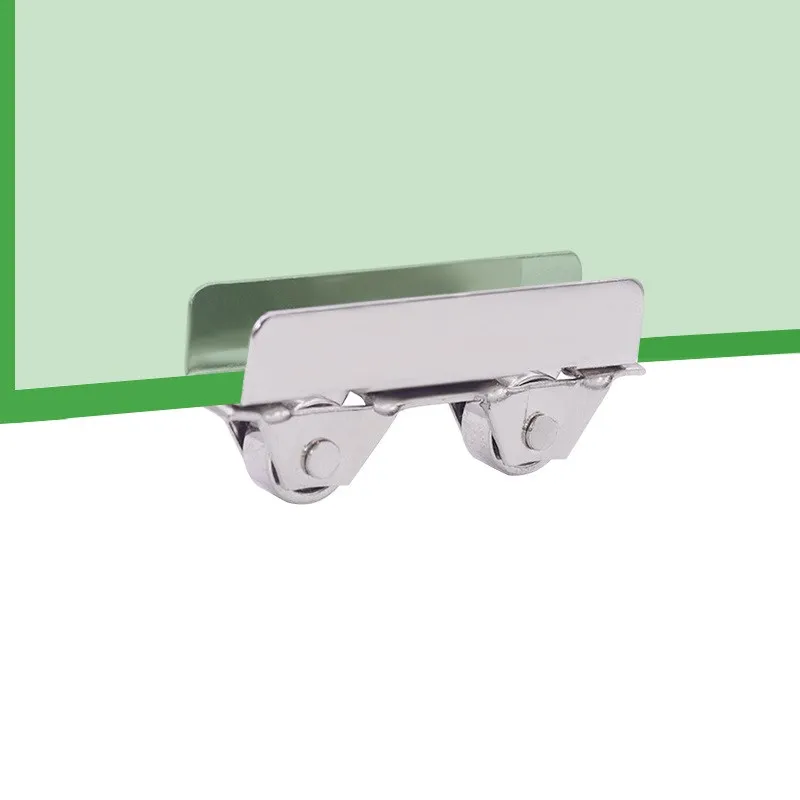 8Pcs/Lot Sliding 5/6/8mm Glass Door Roller Glass Sliding Door Roller Clamp Pulley Wheel sliding door rollers