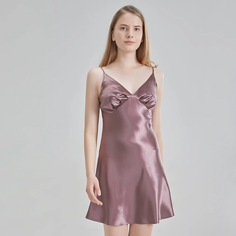 6A Grade High Quality Pure Silk Nightgown Robe Set For Women Elegant Sleepwear