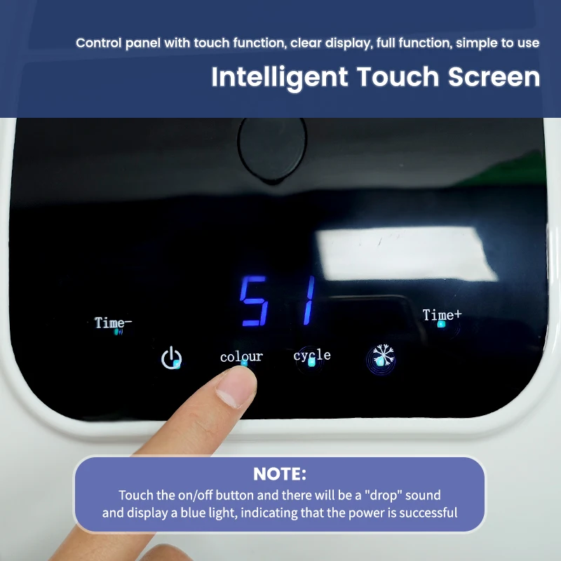 7 ألوان LED آلة الفوتون مع نانو رذاذ الجلد ترطيب ا...