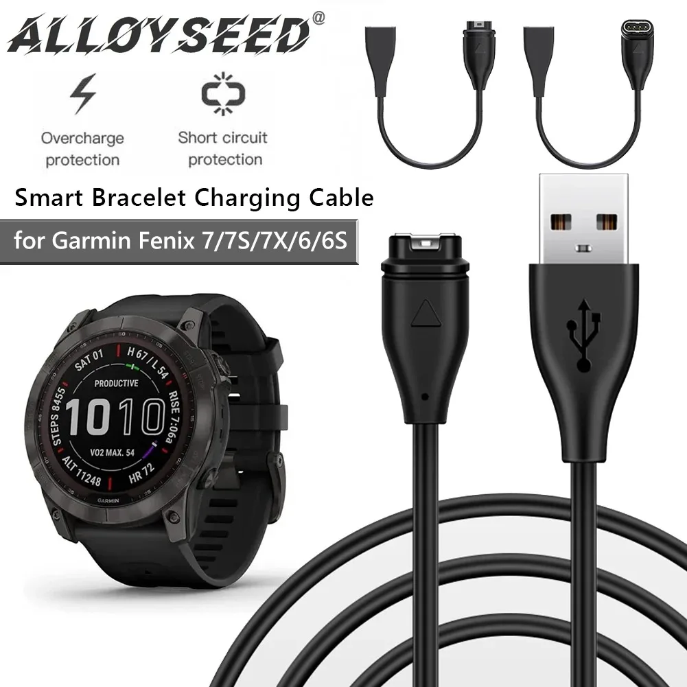 1m USB-C Smart Watch Fast Charging Cable Cord for Garmin Fenix 6/ 6S/ 6X/5/  5S/ 5X/ Forerunner 245/ Vivoactive 3/ 4/ 4S/ Venu Wholesale