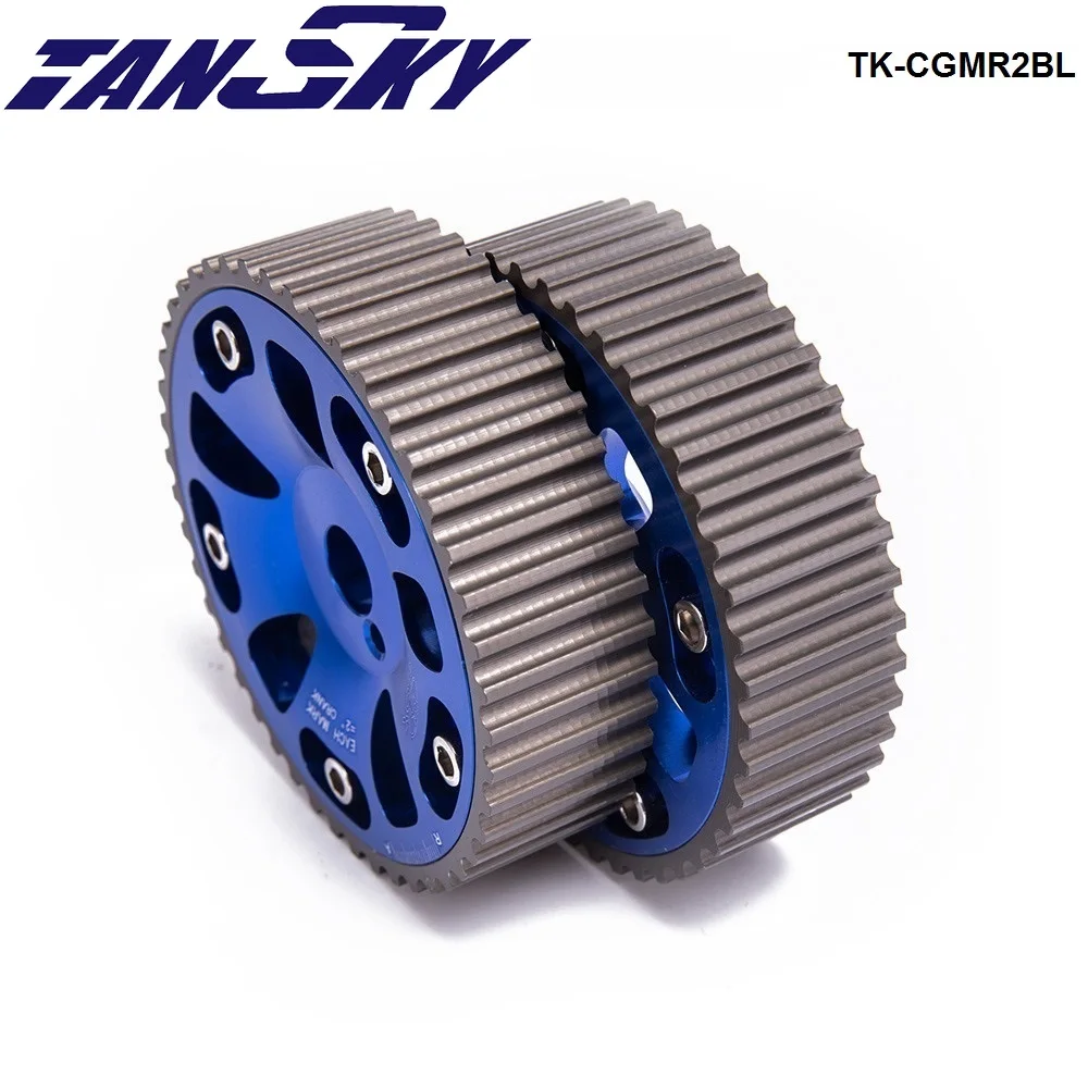 For Toyota Celica/MR2/3S-GTE Upgrade Adjustable jdm 2Pcs Aluminium Camshaft Cam Gear Blue TK-CGMR2BL