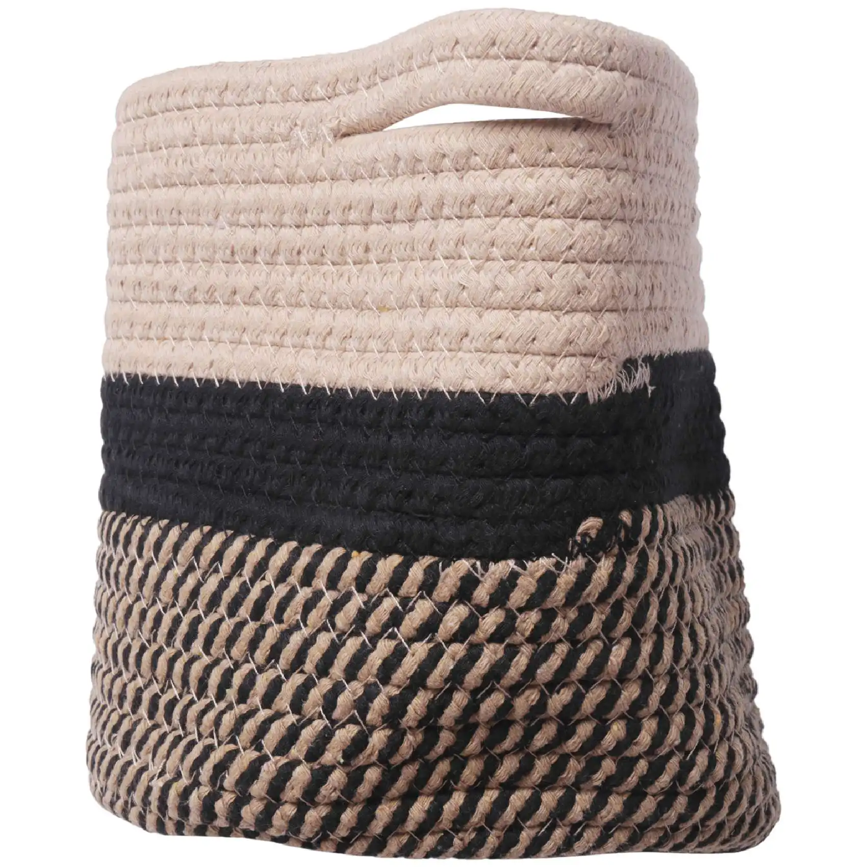 

Organizer Basket Planter Basket Cotton Rope Woven Flower Pot Cotton Sundries Storage Box Home Decor Cotton Rope Basket