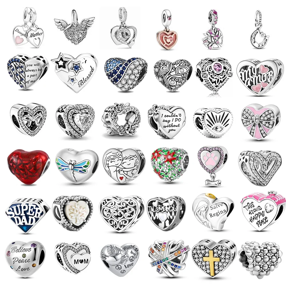 Ciondolo Lauburu A Cuore In Argento Rodiato 925 – Gioiello Donna Con Catena Inclusa, Simbolo Basco, 27x22 Mm