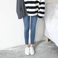 CHIC VEN Women Jeans Retro High Waist Stretch Pencil Denim Pants Elastic for Woman Female Trousers Autumn Winter Ladies - Image 4