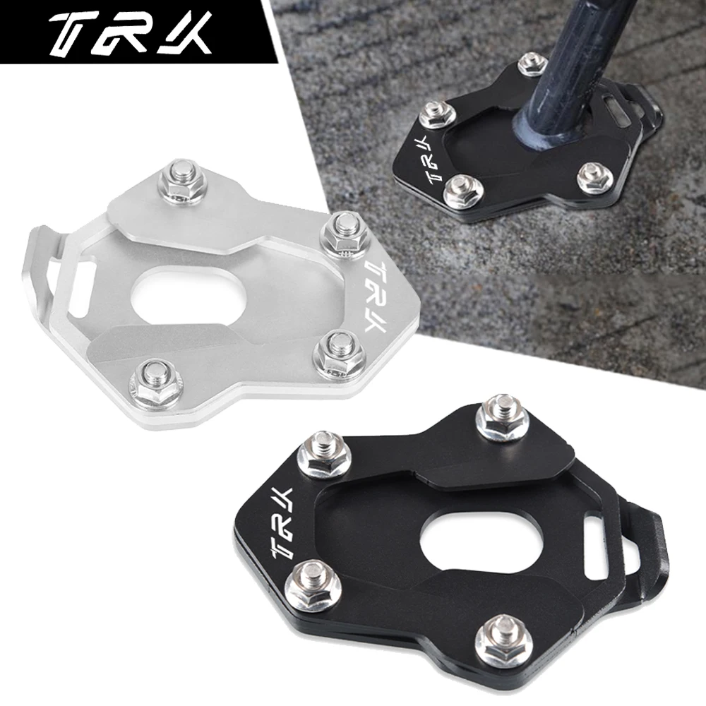

For Benelli TRK502 TRK502X TRK 502 502K 2017-2022 2023 Motorcycle Side Stand Enlarger Sled Sidestand Kickstand Foot Pads Support