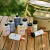 Outdoor camping Seasoning Dispenser Spice Containers Camping seasoning jar Camping Spice Kit Set with Travel Storage Bag 2