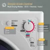2.6 Cu.Ft Portable Clothes Dryer,Electric Compact Front Load Tumble Laundry Dryer with Stainless Steel Tub & Easy Control Knob 3