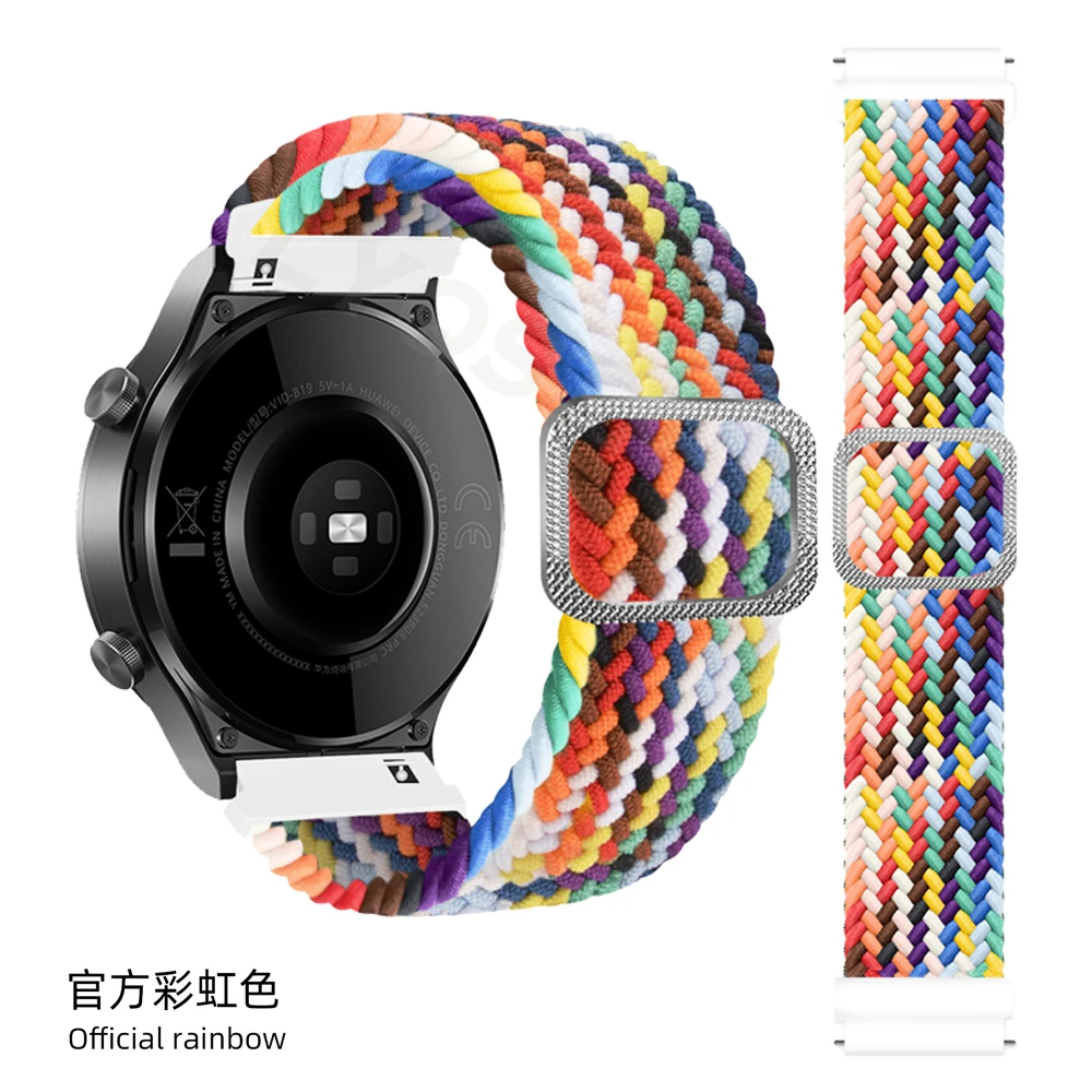 Premium 22mm Nylon Smartwatch Band Bracelet