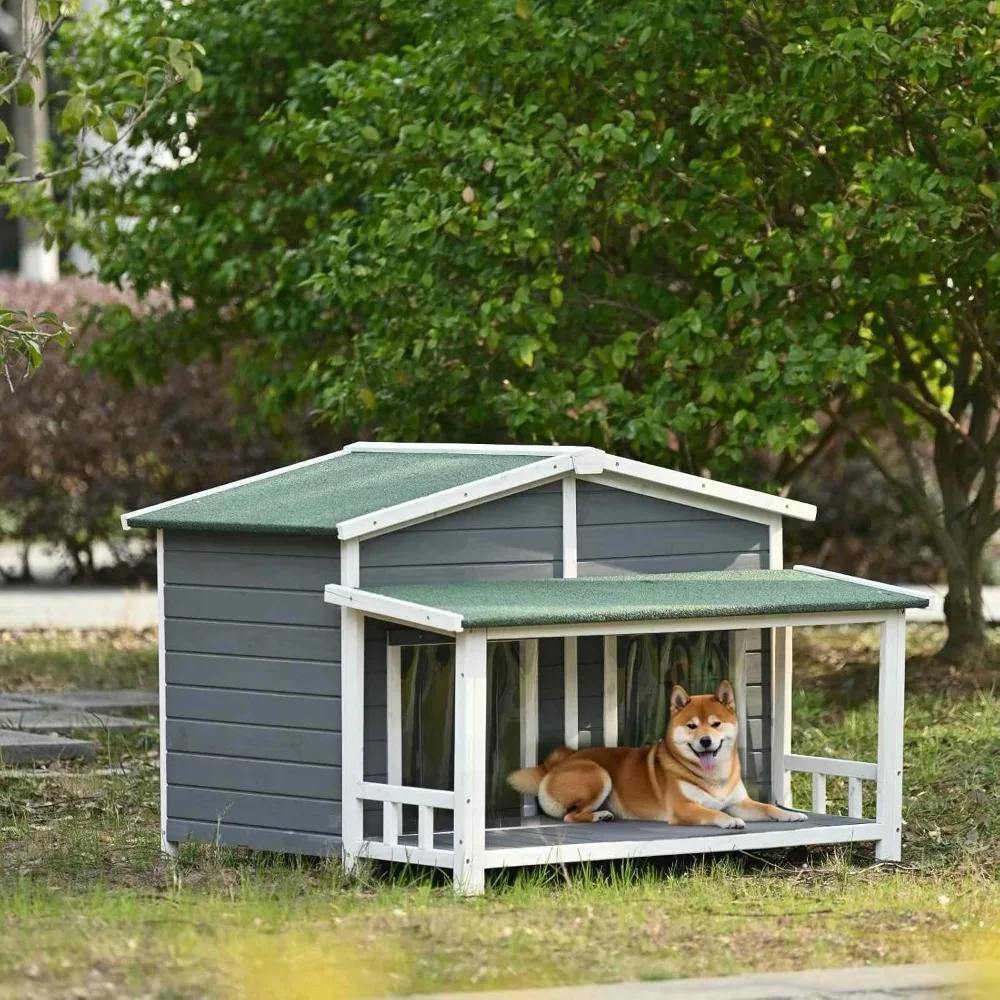 Wooden Outdoor Dog House 2