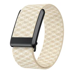 Cashmere Fitness Band: Waterproof & Breathable Sports Wristband with Adjustable Soft Strap (Silver)