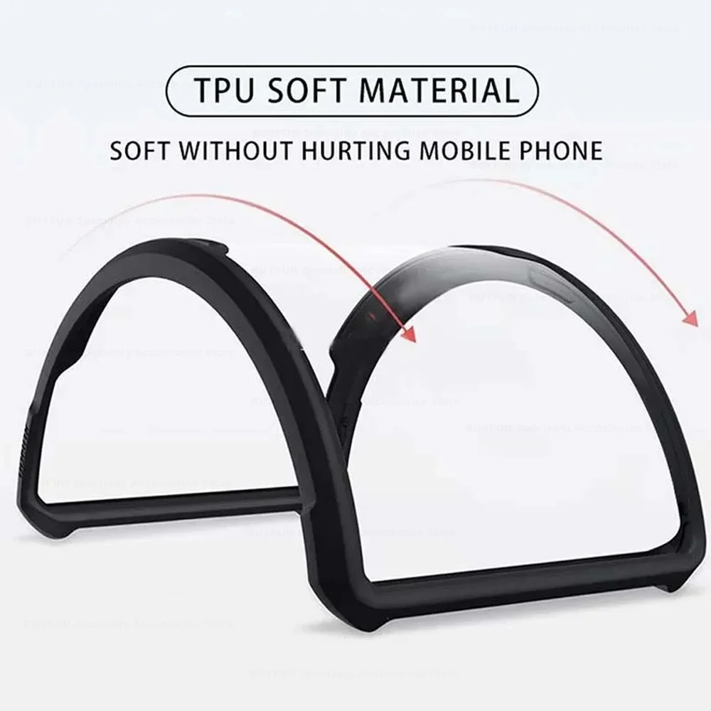 Clear Acrylic Back Cover with Camera Protection - Phone Shell Case