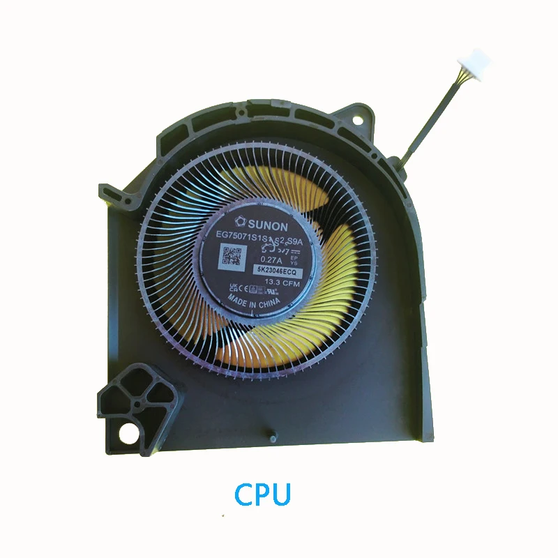 Ventilador de Refrigeração Original para Laptop Cpu Gpu Dell G15 5530 Novo - Imagem 3