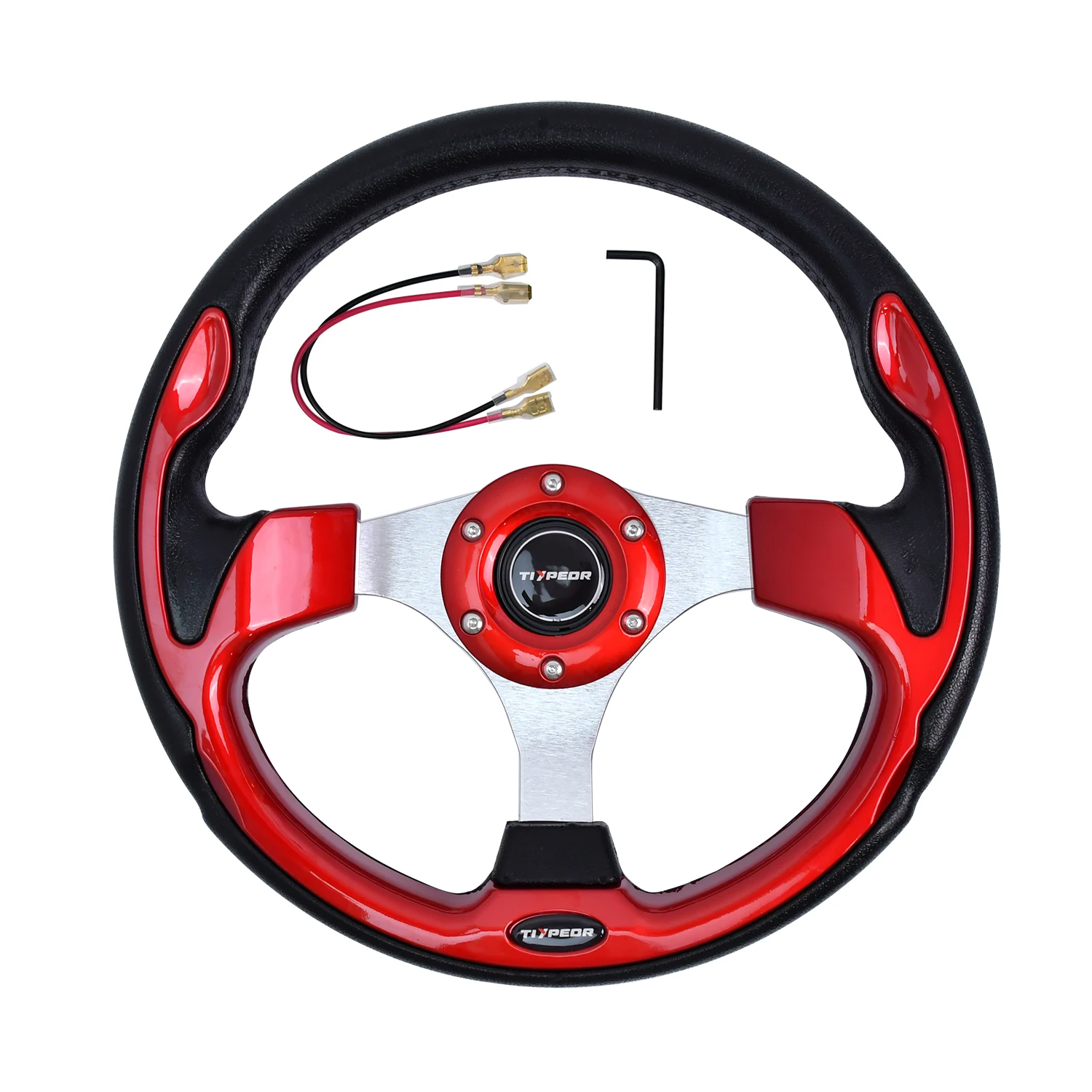 tiypeor Universal Racing Car Racing Steering Wheels PU 13inch 320mm Drifting Sport Steering Wheel racing steering wheel