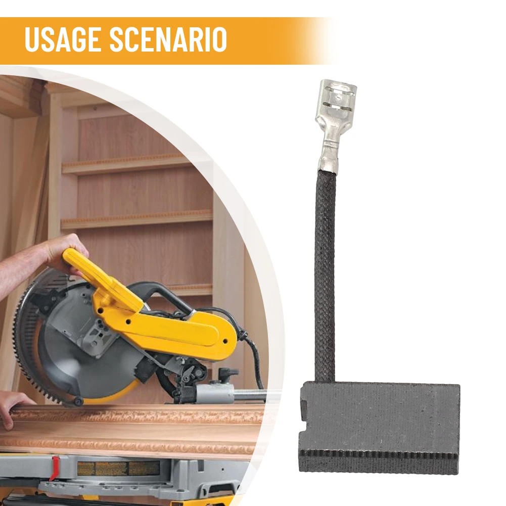 

2pcs/set Carbon Brush Fits For De Walt DW368 DW708 DW716 And More Motors 381028-02 381028-08 Power Tools Spares