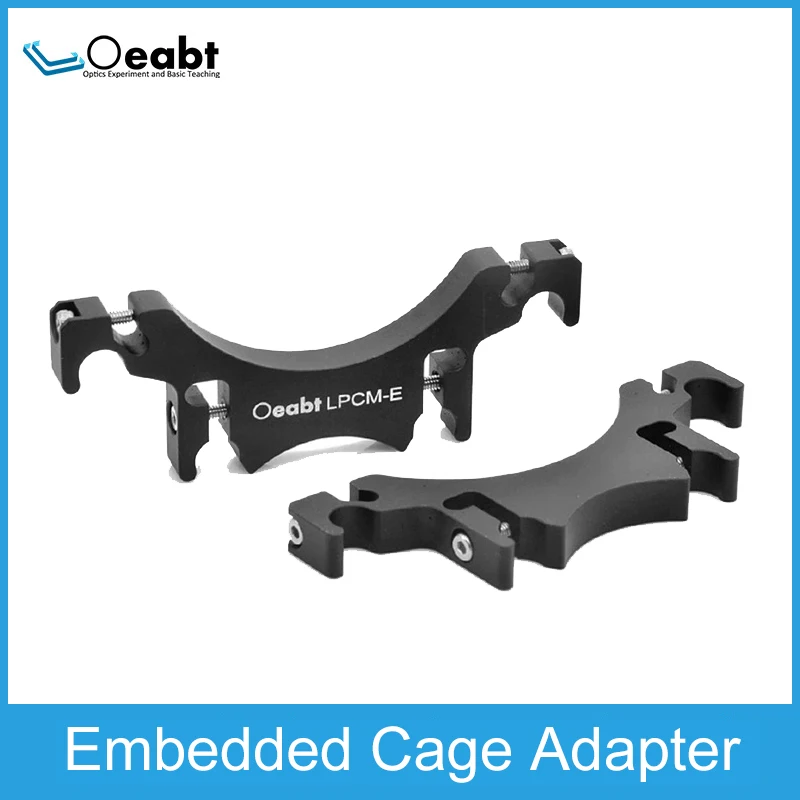 

LPCM-E Embedded Cage Adapter 60 to 30mm Plate Fixing Clip Rod System Optical Experiment Aluminum