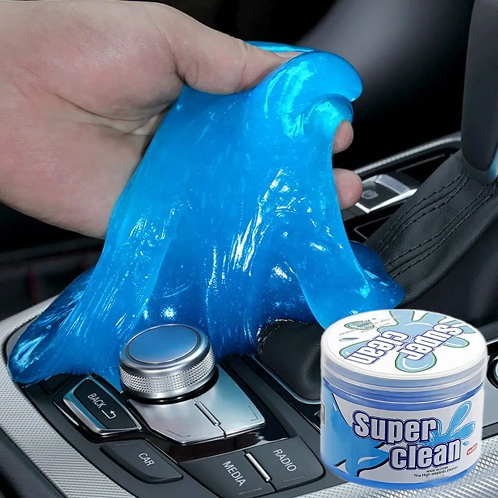 Gel de limpieza Interior de coche, removedor de polvo mágico, pegamento  para ventilación de coche, ordenador, teclado, limpiador de suciedad,  accesorios de Gel de limpieza automática - AliExpress