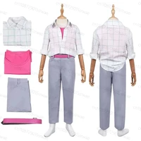 Costume de Cosplay Jinu pour enfants, uniforme de chasseurs de dessin animé Saja pour garçons, chemises et pantalons, tenues de jeu de rôle, costumes de carnaval d'halloween 2