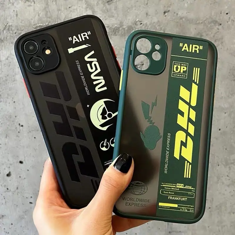 Матовый чехол DHL Для iPhone 13 12 11 Pro Max Mini XR X Xs 6 7 8 Plus модный роскошный текстурный для