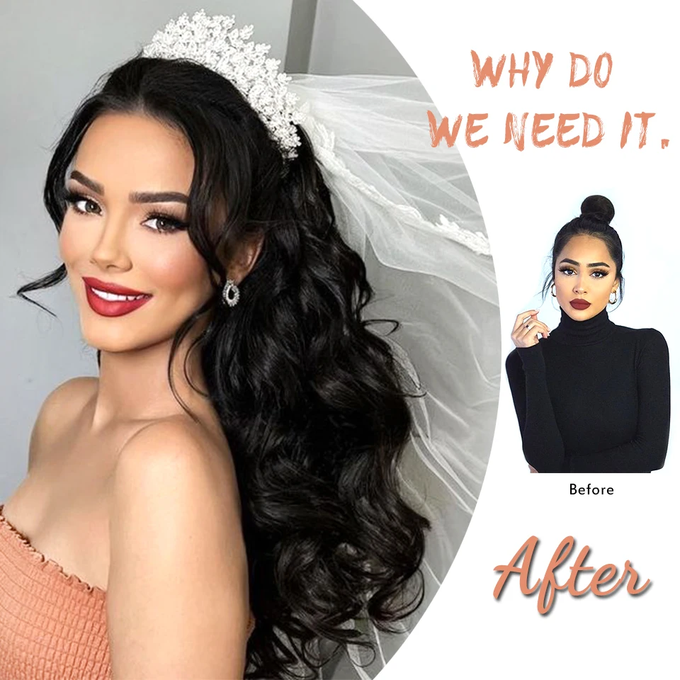 Synthetic Forehead Hair Bangs Clip In Extensions For Women