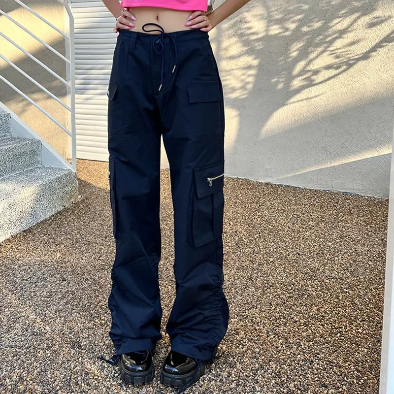 

2023 Women's Pants New Style in Spring and Summer Overalls Retro High Waist Loose and Comfortable Free Shipping