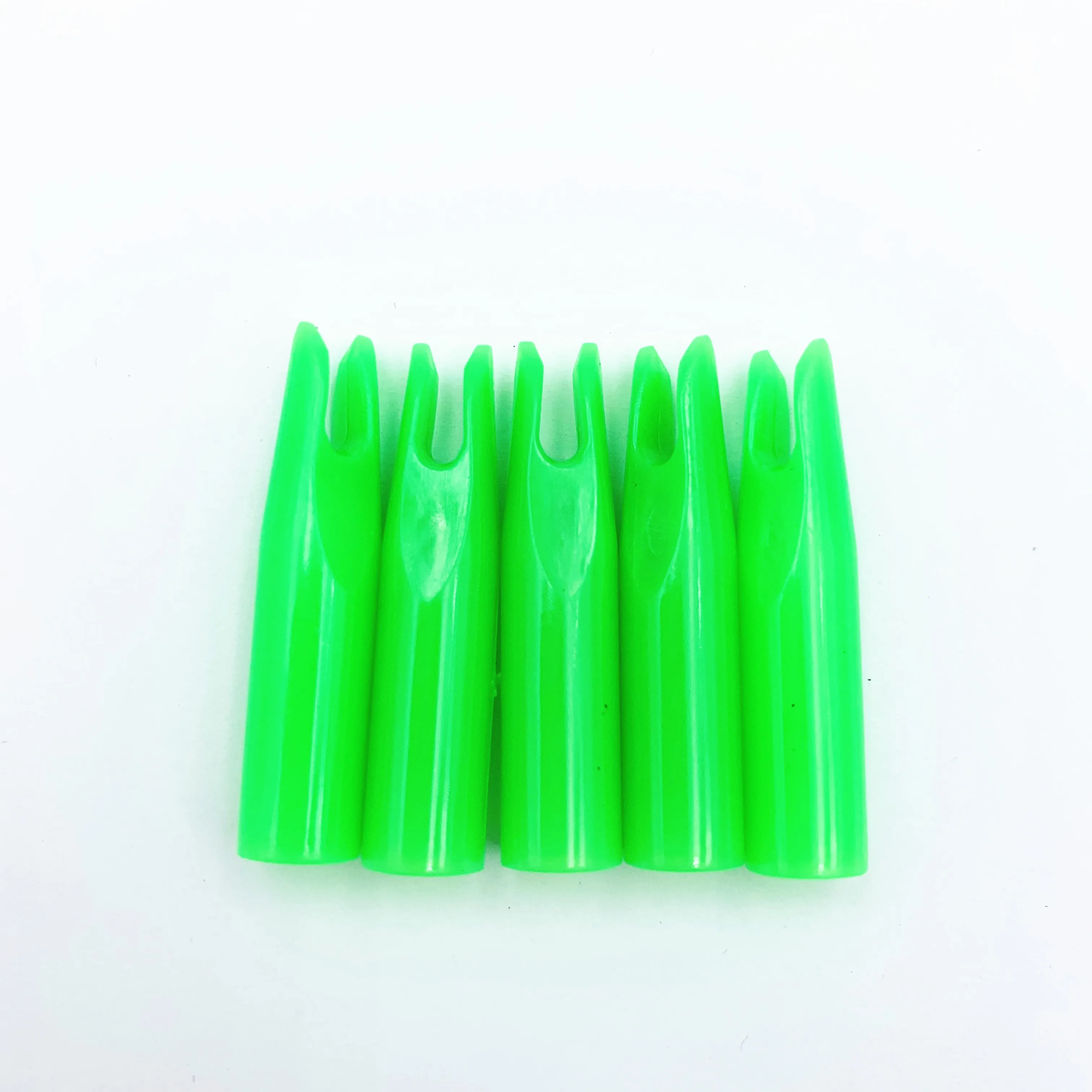 50 pièces encoches de flèche ID6,2 mm insert en plastique pointes