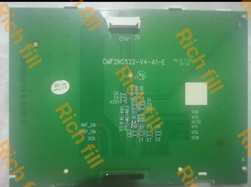 Hach DR1909 DR1900용 LCD 화면 디스플레이 CMF2N0522-V2-A1-E