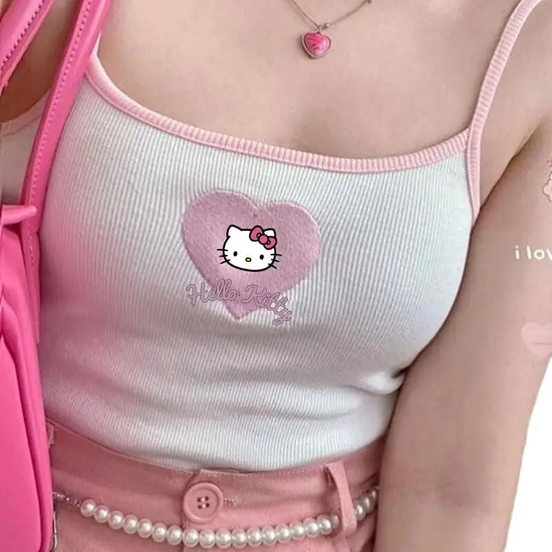 

Женская кофта Miniso, аниме мультяшное милое нижнее белье Kuromi, кавайная футболка, модная домашняя пижама, праздничный подарок для девушки