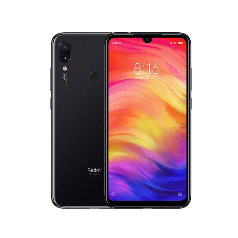 Xiaomi Redmi Note 7 6G 64G Global firmware Cellphone Original Smartphone Snapdragon 660 Posterior fingerprint used phone 4