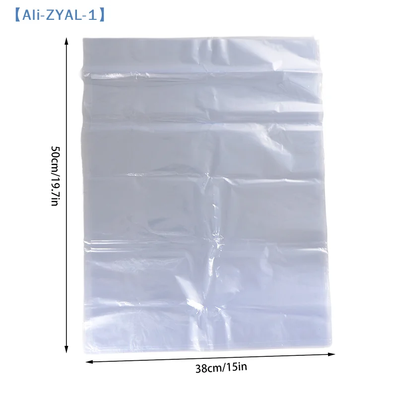 【ZYAL-1】10Pcs PVC 투명 열수축 필름 포장 네일 램프 열 열수축 포장 백 수축 비닐 봉투