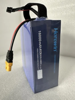 Batteria per Drone Agricolo Herewin 14S 22000mAh 20C - con Connettore AS150U, Set Batteria al Litio Li-Po Originale