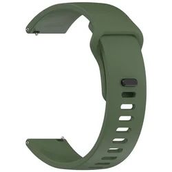 Sport Silicone Watch Strap - Premium Fitness Band Replacement Bracelet, 20mm 22mm Size Options - 1pcs 22mm (Green)