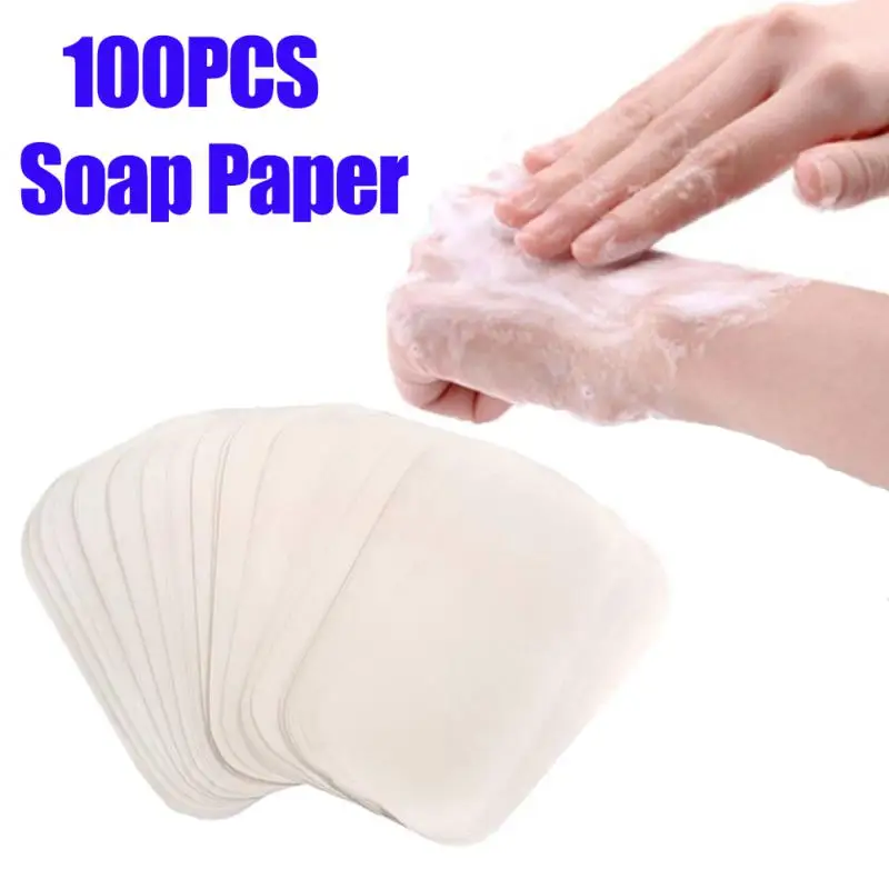 100PCS-Portable-Soap-Paper-Disposable-Soap-Paper-Flakes-Washing-Cleaning-Hand-for-Kitchen-Toilet ...