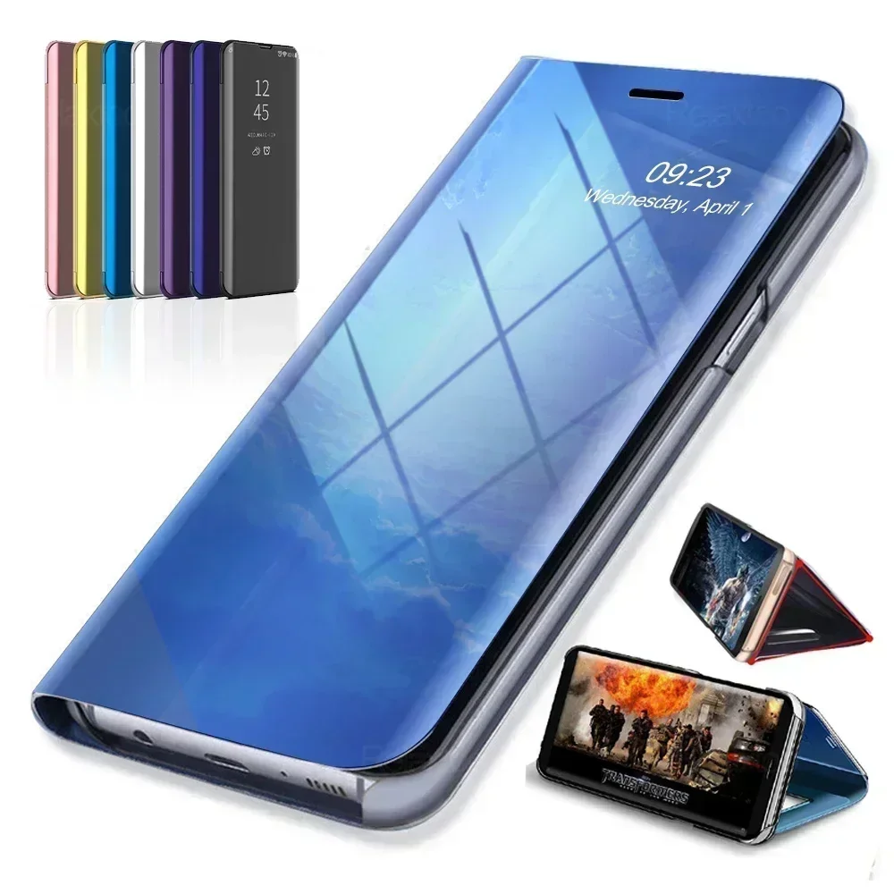 Умный зеркальный кожаный флип-чехол для Xiaomi Poco F3 funda On для Mi Xiomi Poco F 3 1 Pocof3 Pocophone F1 poкофон Poko coque