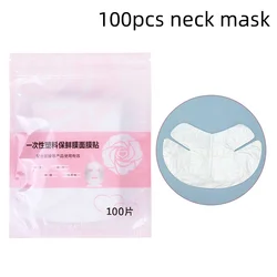 Transparent Disposable Full Face & Neck Beauty Masks (Neck mask patch)