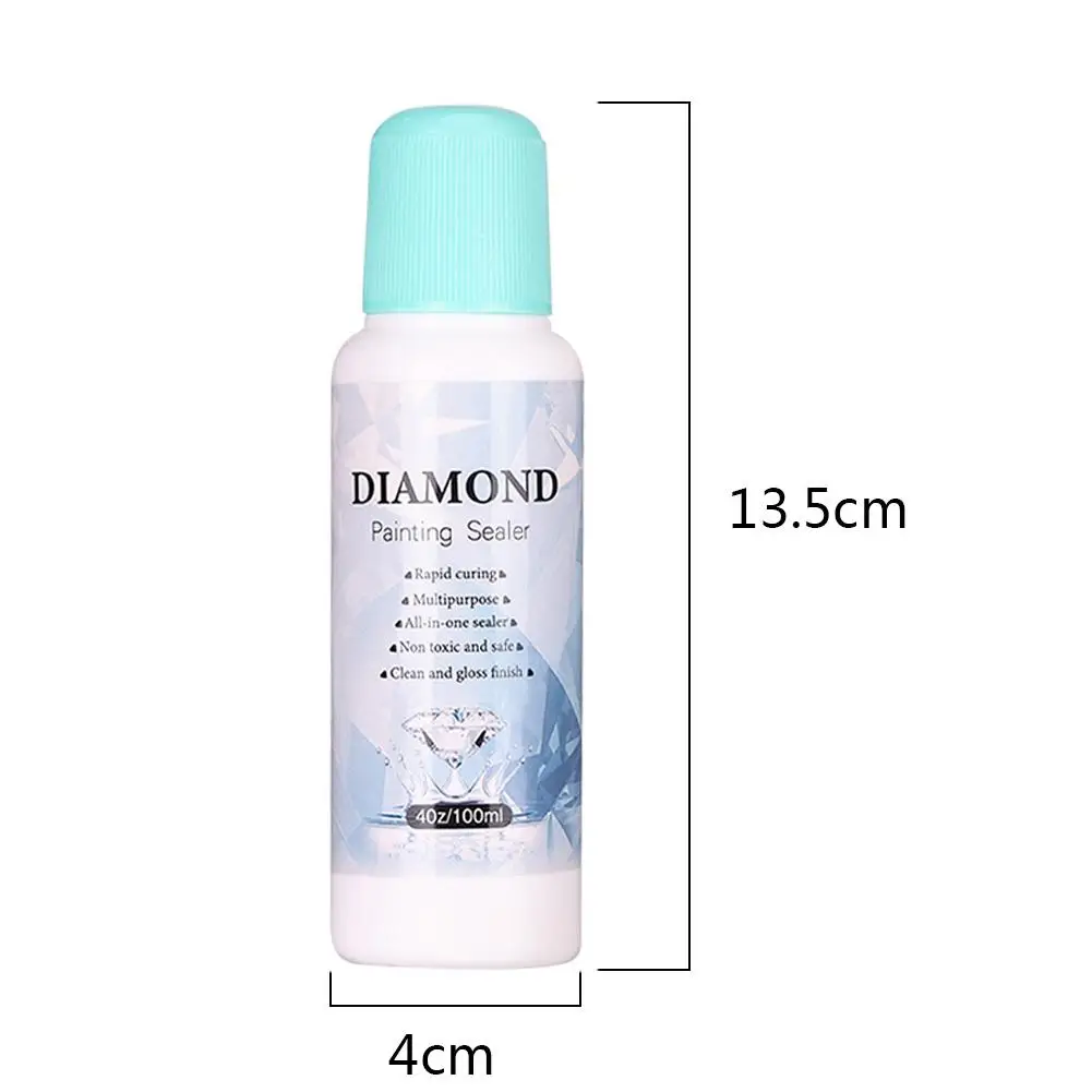 1-2pcs 100ml DIY Diamond Painting Conserver Permanent Hold Shine Effect Sealer for Diamond Painting Brightener Glue Keep Shiny