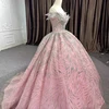 Exquisite Evening Dresses Organza Floor-Length V-neck Sweep Train Party Gowns DY6592 Vestido De Noiva Casamento 4