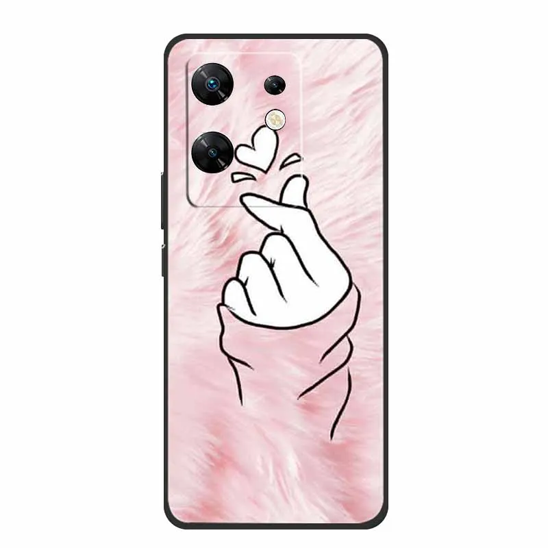 Sleek Black Silicone Shockproof Phone Case - Soft, Durable Back Cover for Enhanced Protection (6.78)