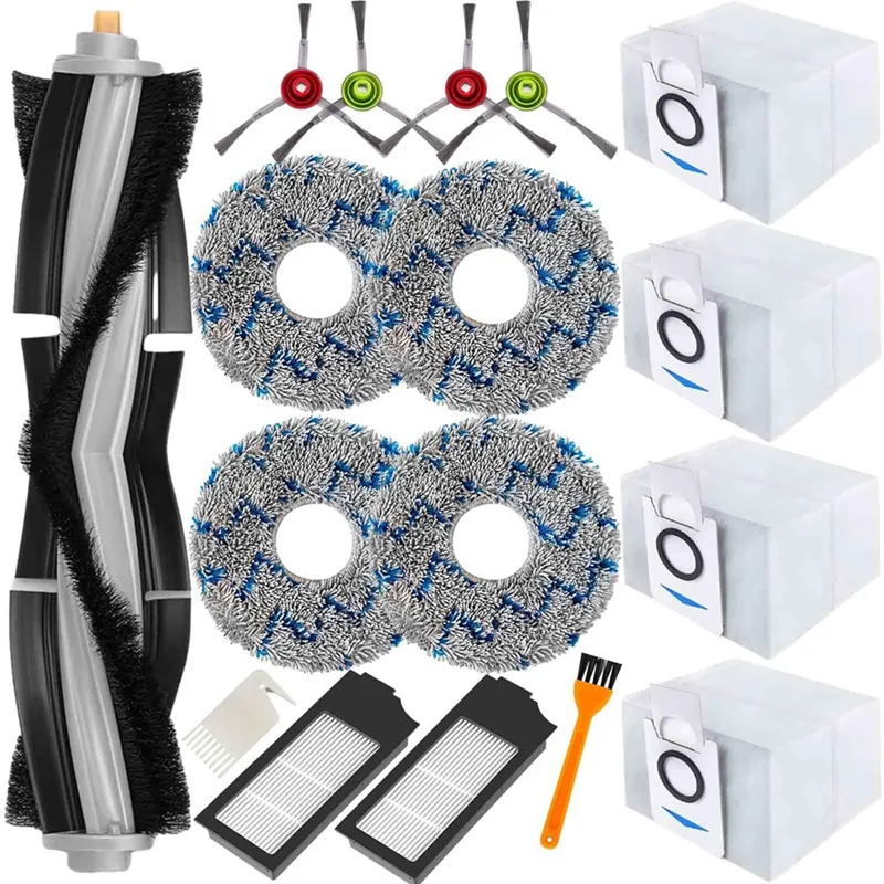 

Аксессуары как показано, пластик Для ECOVACS Deebot X1 Omni/T10 Omni, X1 Turbo, включая основную щетку, Фильтры HEPA
