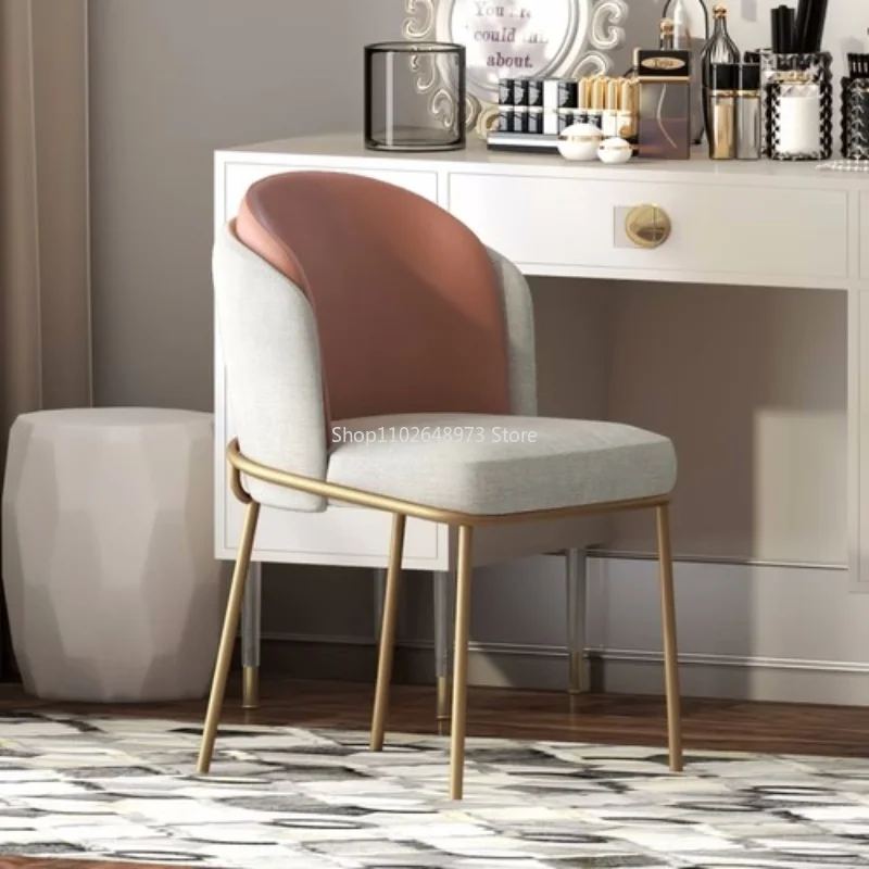 

Hander Modern Dining Chairs Foldable Luxury Balcony Floor Dining Chairs Ergonomic Leather Metal Sedie Da Pranzo Furniture
