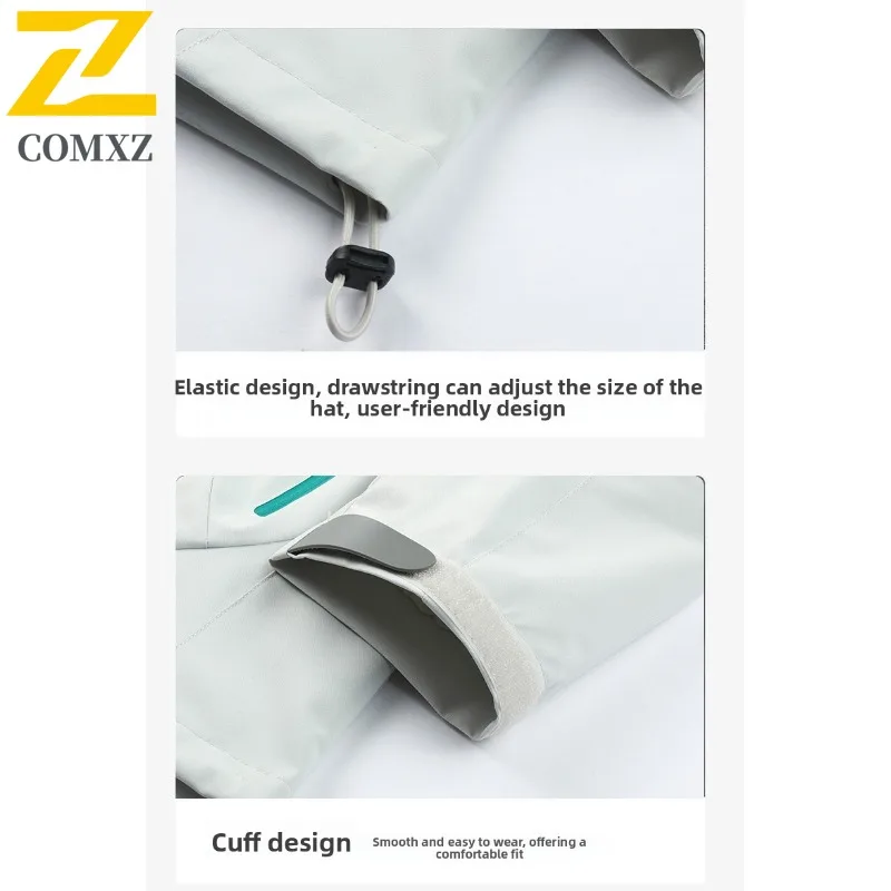 COMXZ Adventure Jacket for Men Outdoor Windproof Motorcycle Coats Casual Street Style Lightweight Autumn New Men Windbreaker