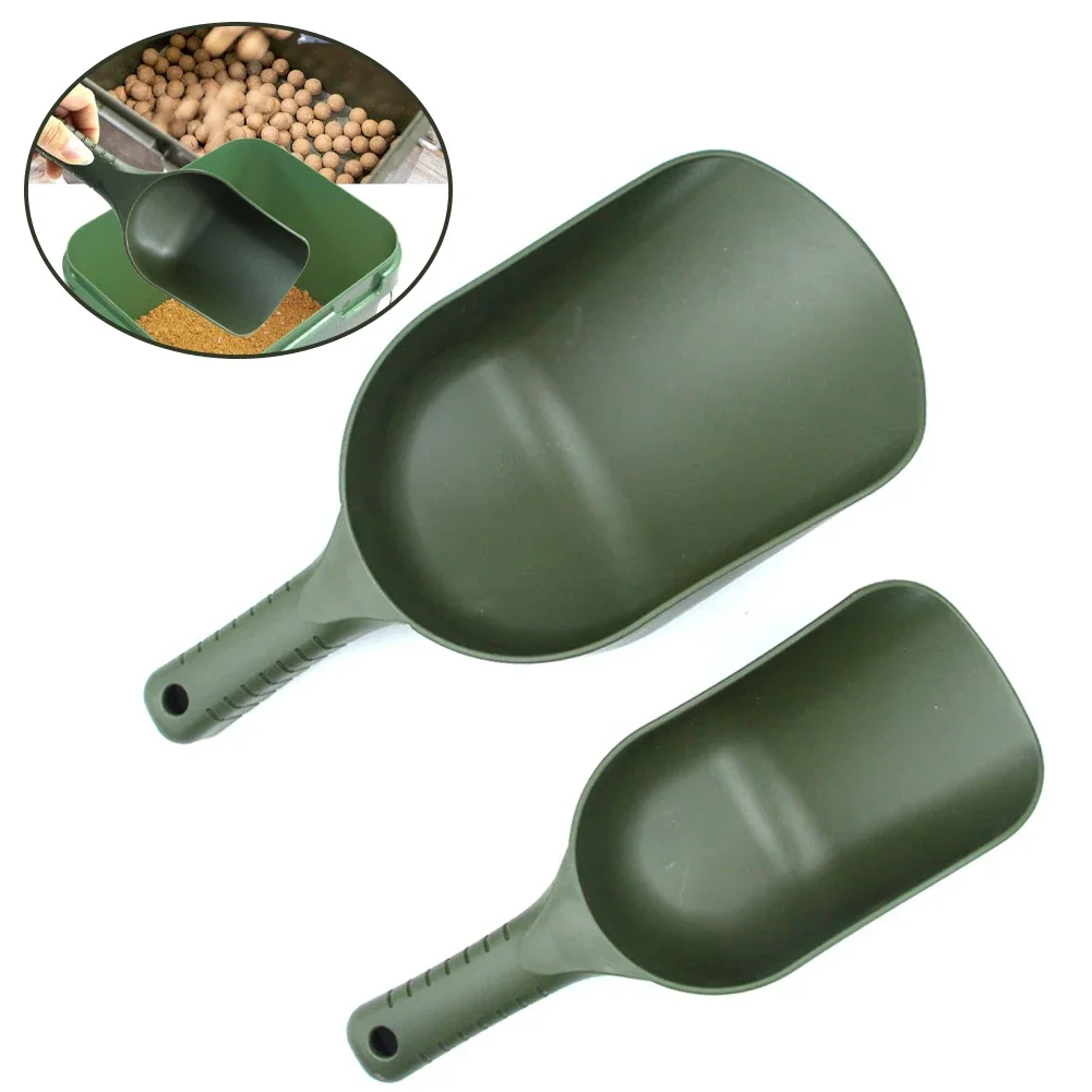 1Pc Baiting Throwing Spoon Bait Scoop Carp Fishing Tool Carp Fishing Lure Casting Shovel for Spomb Fishing Accessories