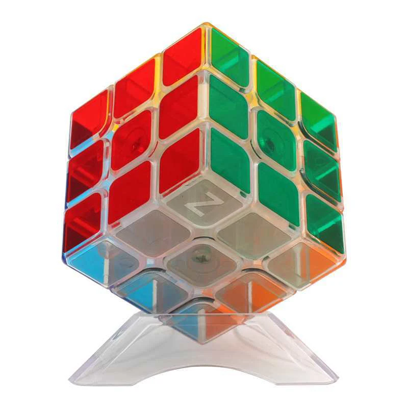 Clear 3x3x3 Speed Cube for Stress Relief and Focus