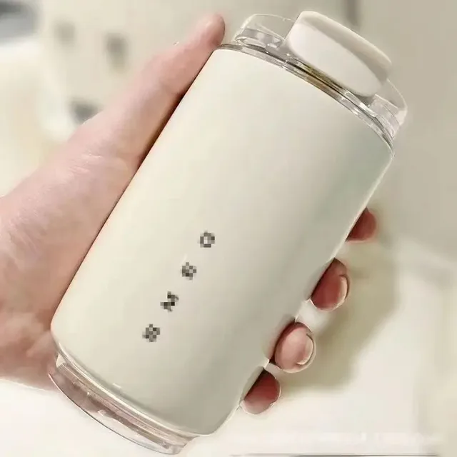 Gobelet Thermos, tasse à café blanc laiteux, bouteille d'eau isolée pour voiture, flacons sous vide de voyage en acier inoxydable, bouilloire à boire, 1 pièce 4