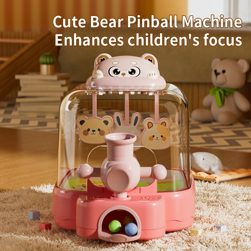 Children Happy Shooting Game Catapult toy Shooting Bear Gaming Console Doll machine Puzzle Play Toy Birthday Christmas Gifts