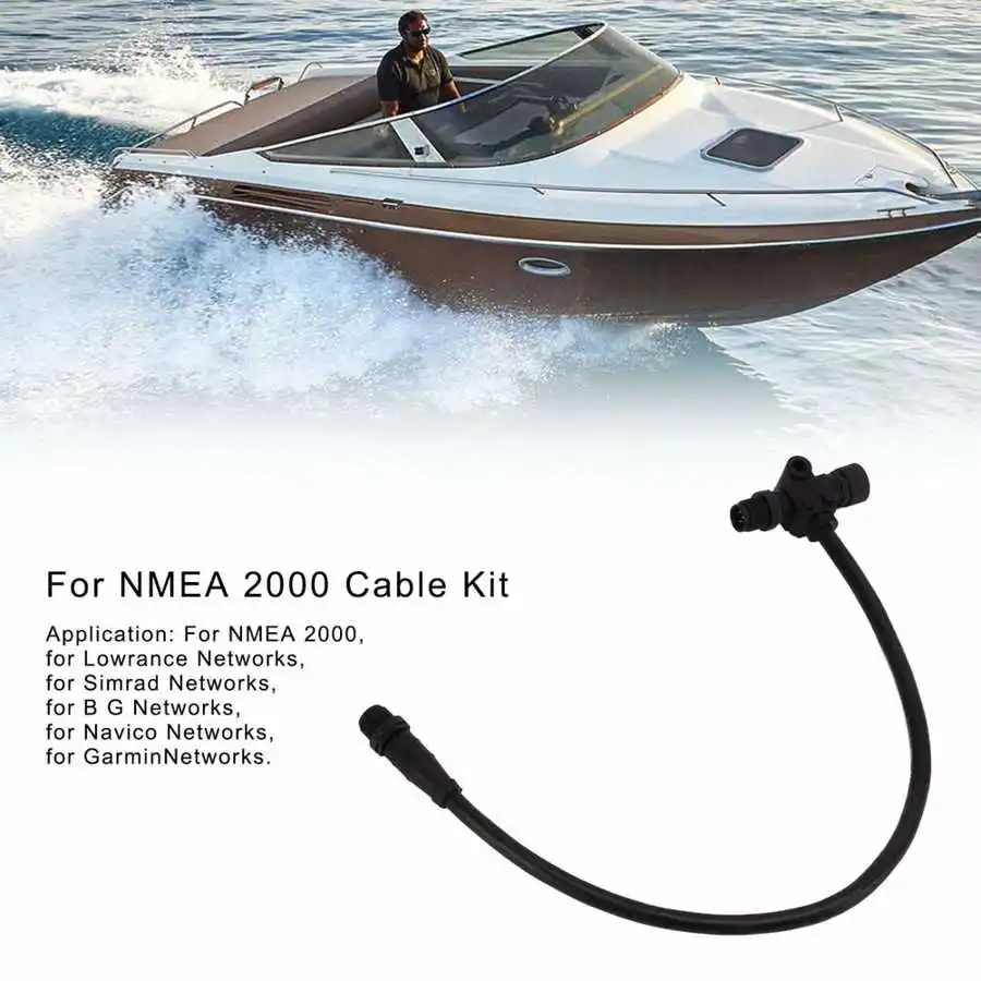 For Nmea 2000 T To Male Backbone Cable 5 Pin M12 4 Ports Tee Connector  Terminator Set For Lowrance Simrad Garmin Networks - Marine Hardware -  AliExpress