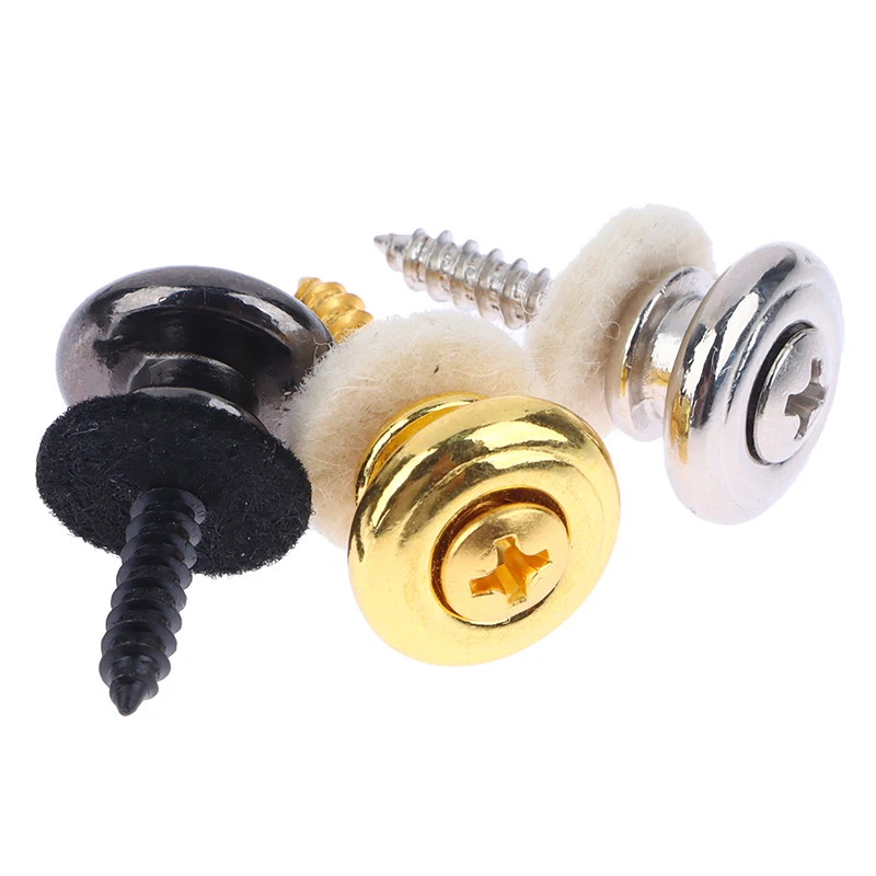 

1Pc Guitar Pegs For Acoustic Electric Bass Ukulele Guitar Strap Buckle Button Lock Pins Metal End Locking Parts Accessories